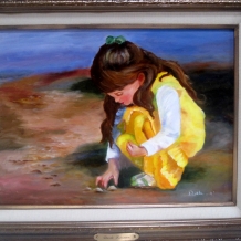 Girl on Beach - Evelyn