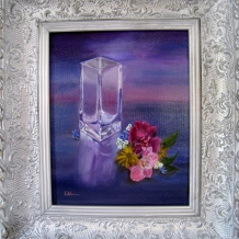 Lavender Vase Study