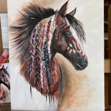 Paint horse